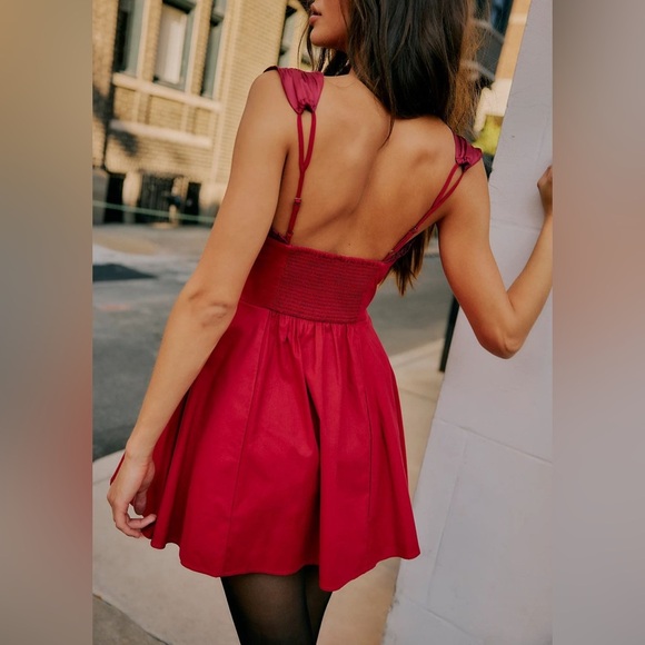 FREE PEOPLE MIDNIGHT MAGIC MINI DRESS B2971 - Picture 2 of 7